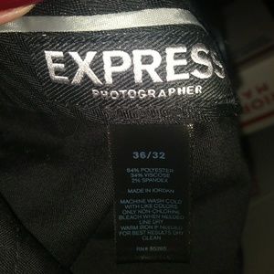 蘆MEN'S 蘆 Express Dress Pants. Size:36/32